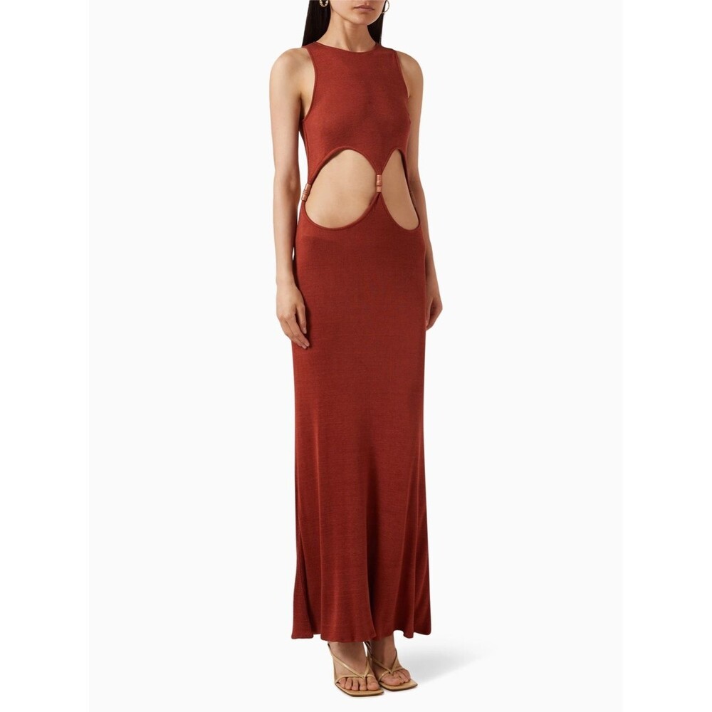 NWOT ✨ Savannah Morrow Palmera Maxi Bamboo Dress Size Small $550